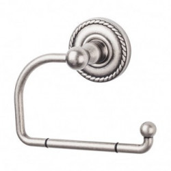 Top Knobs ED4 Edwardian Bath Tissue Hook With Rope Backplate