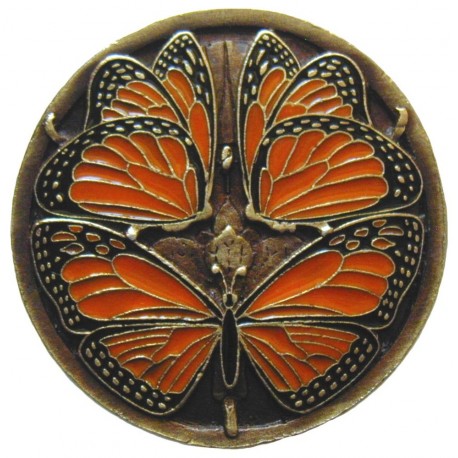 Notting Hill NHK-145-PE NHK-145 Monarch Butterflies Knob 1-3/8 diameter