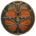 Notting Hill NHK-145 Monarch Butterflies Knob 1-3/8 diameter