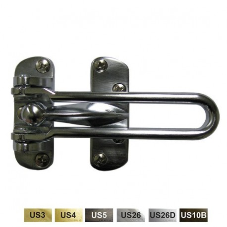 Cal-Royal BBDHG88 BBDHG88 US26 Zinc Die Cast Swing Bar Door Guard with Ball Bearing
