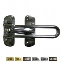 Cal-Royal BBDHG88 BBDHG88 US26 Zinc Die Cast Swing Bar Door Guard with Ball Bearing