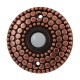 Vicenza D4015 D4015-AS Tiziano Contemporary Round Doorbell