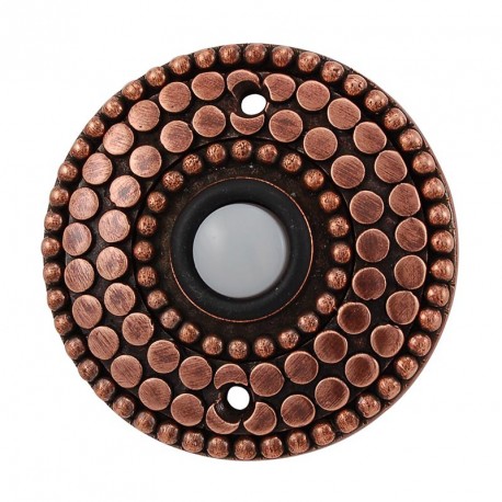 Vicenza D4015 D4015-GM Tiziano Contemporary Round Doorbell