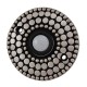 Vicenza D4015 D4015-AG Tiziano Contemporary Round Doorbell