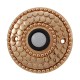 Vicenza D4015 D4015-PN Tiziano Contemporary Round Doorbell