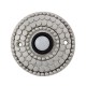 Vicenza D4015 D4015-AS Tiziano Contemporary Round Doorbell