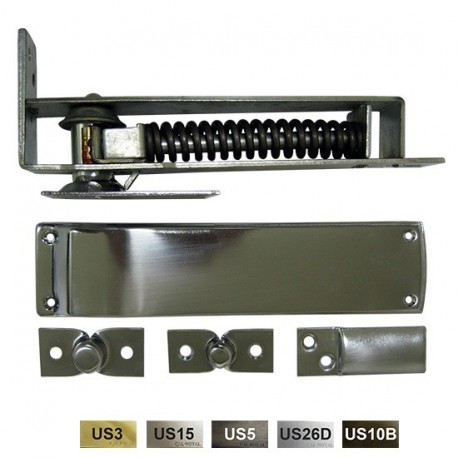 Cal-Royal DAFH8 DAFH8 US26 Double-Acting Floor Spring Hinge