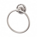 Top Knobs ED5 Edwardian Bath Towel Ring With Ribbon Backplate