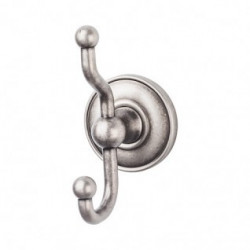 Top Knobs Edwardian Bath Smooth Double Hook