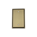 Nostalgic ROPSWPLTB SN (720045) Rope Switch Plate w/ Blank Cover