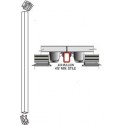 Cal-Royal VRRD10 VRRD10DURO Vertical Rod for 10' Doors Non-Fire Rated Devices