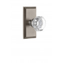 Grandeur Carre Short Plate w/ Chambord Crystal Knob