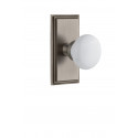 Grandeur Carre Short Plate w/ Hyde Park Knob