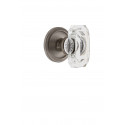 Grandeur Circulaire Rosette w/ Baguette Crystal Knob