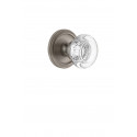 Grandeur Circulaire Rosette w/ Bordeaux Crystal Knob