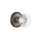 Grandeur Georgetown Plate w/ Bordeaux Crystal Knob