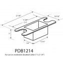 Cal-Royal PDB1214 Plastic Dust Box for Residential Deadbolt Strike