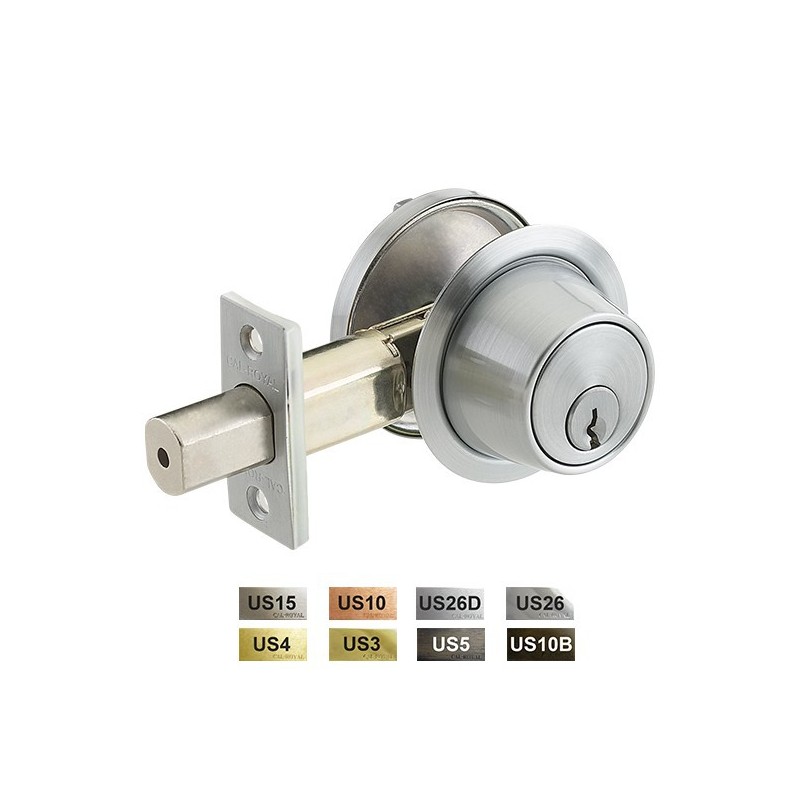 Cal-Royal CB160 Series Standard Duty Grade 2 Deadbolts / Dead Latches  Equivalent to Schlage B160