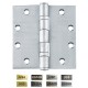 Cal-Royal BBSC77 BBSC77 US10A Full Mortise Standard Weight Two Ball Bearing Hinge 3 1/2" x 3 1/2"