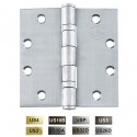 Cal-Royal BBSC77 BBSC77 US32D Full Mortise Standard Weight Two Ball Bearing Hinge 3 1/2" x 3 1/2"