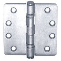 Cal-Royal BBSC33 Full Mortise Standard Weight Two Ball Bearings Hinge, 3" x 3" in Satin Stainless Steel