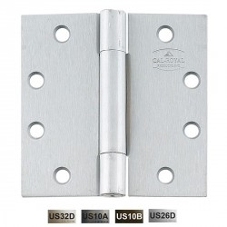 Cal-Royal BB2255 Full Mortise Standard Weight Concealed Ball Bearing Hinge, 5" x 5"