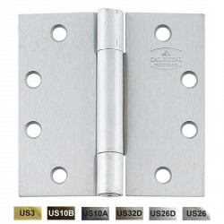 Cal-Royal BB3300 Full Mortise Heavy Weight Conealed Ball Bearing Hinge, 4 1/2" x 4 1/2"