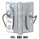 Cal-Royal ELE4BB5200 ELE4BB5200 US32D Full Mortise Heavy Weight Four Ball Bearings Electrified Hinge, 4 1/2" x 4 1/2" - 4 Wires
