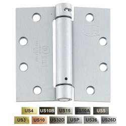 Cal-Royal NEWSH140 Full Mortise Standard Weight Spring Hinges 4 1/2" x 4 1/2"
