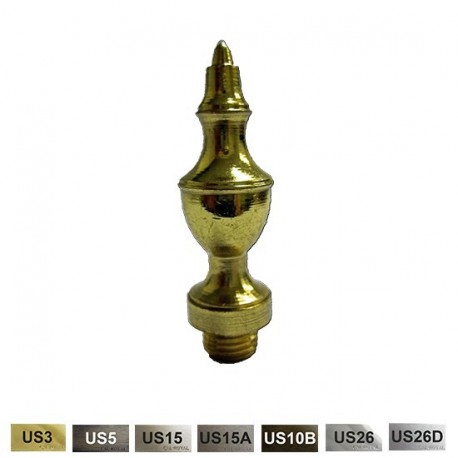 Cal-Royal UR UR US26D Urn Tip For Extruded Solid Brass Hinge