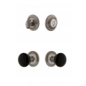 Grandeur Circulaire Rosette w/ Coventry Knob & Matching Deadbolt