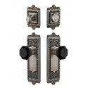 Grandeur Windsor Plate w/ Lyon Knob & Matching Deadbolt