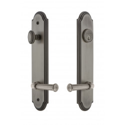Grandeur Hardware Arc Tall Plate Complete Entry Set w/ Georgetown Lever