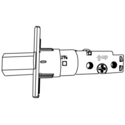 Cal-Royal 4DRIVE2-2 Entrance 4-Way Adjustable Drive-In Latch Bolt for Leversets