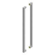 Deltana 42" Extra Large Contemporary Pulls, Back-To-Back