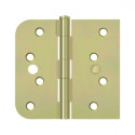 Deltana S41/4058 Special Hinge for Fiber Glass Door, 4" x 4-1/4" x 5/8" Radius x SQ, Security Stud, Zinc Dichromate