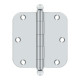 Deltana 3 1/2"X 3 1/2"X 5/8" Radius Hinge, w/ Ball Tips