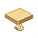 Deltana KBSCR003 Solid Brass Square Knob For HD Bolt