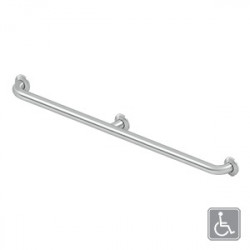 Deltana 42" Grab Bar, Stainless Steel, Concealed Screw, Center Post