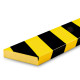American Permalight 82-14753 S1 Type Flat Surface Bumper, Black-Yellow