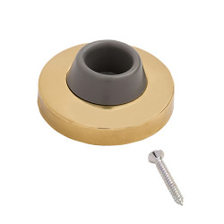 National Hardware SPB9205 Commercial Grade Concave Wall Doorstop, 2-1/2" dia