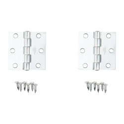 National Hardware V505 Non-Removable Pin Hinge, Zinc plated