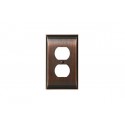 Amerock BP36508 BP36508G10 Candler 2 Plug Outlet Wall Plate, Oil-Rubbed Bronze Candler