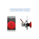 Deltrex 146 Series Push to Exit Red Color Button, F size