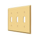 Deltana SWP4763 Switch Plate, Triple Standard