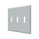 Deltana SWP4763 Switch Plate, Triple Standard