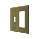 Deltana SWP4743 Switch Plate, Single Switch/Single Rocker