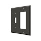 Deltana SWP4743 Switch Plate, Single Switch/Single Rocker