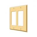 Deltana SWP4741 Switch Plate, Double Rocker