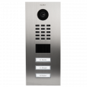 DoorBird D2103V IP Video Door Station Flush-Mounting Housing, 3 Call Button (Surface-Mounting Housing Sold Separately)